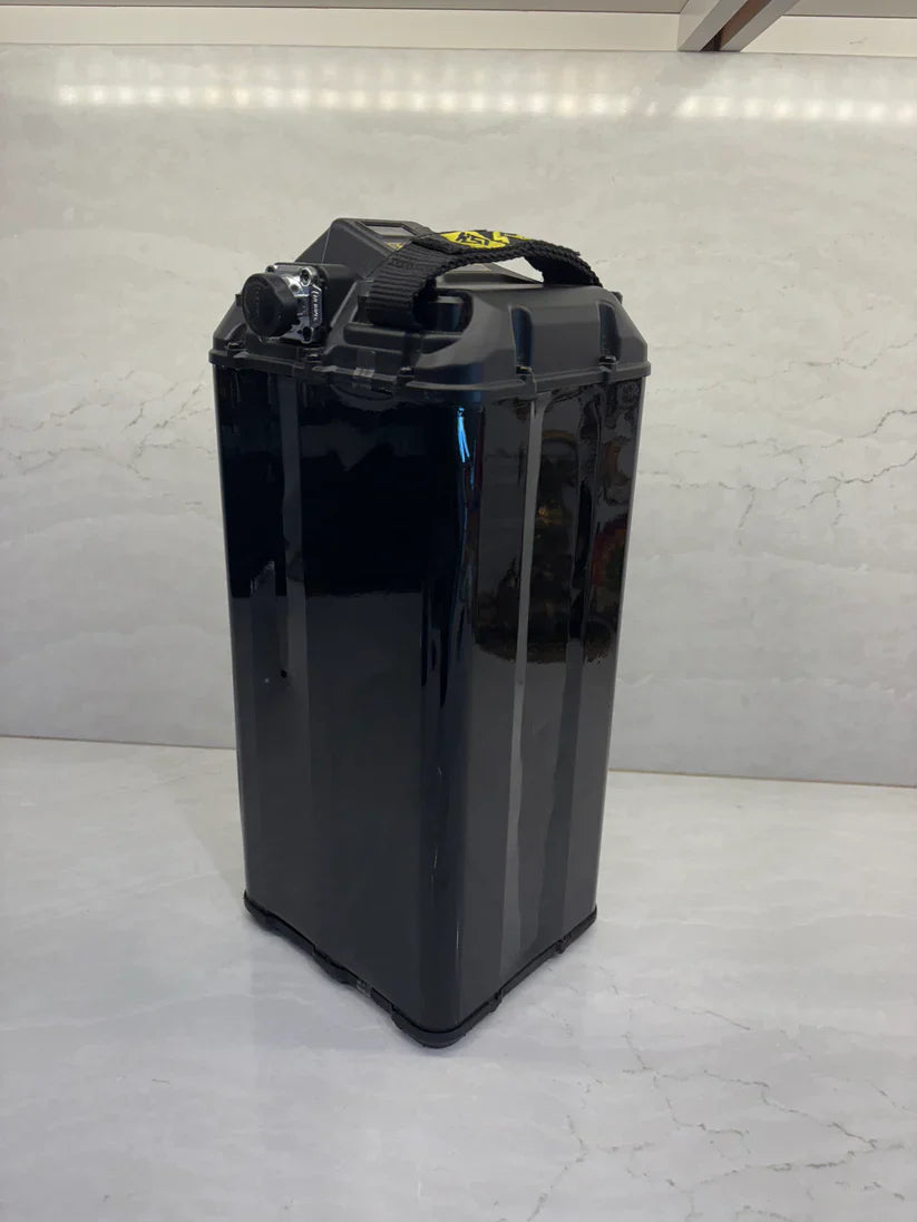 E-Bike "Invisible" Gloss Black Battery Wrap