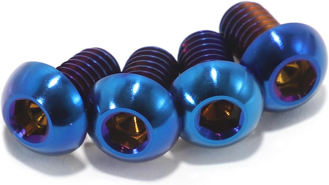 Titanium Controller Bolts — Burnt Blue (Talaria XXX / Surron)