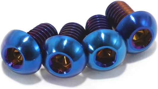 Titanium Controller Bolts — Burnt Blue (Talaria XXX / Surron)