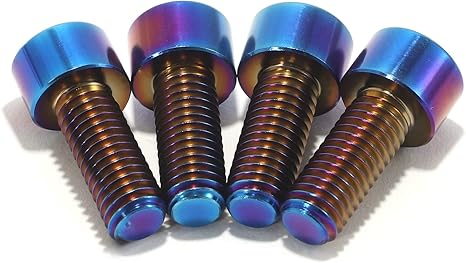 Burnt Blue Titanium Frame/Subframe Bolt Set — Surron Light Bee X / Segway X160 X260
