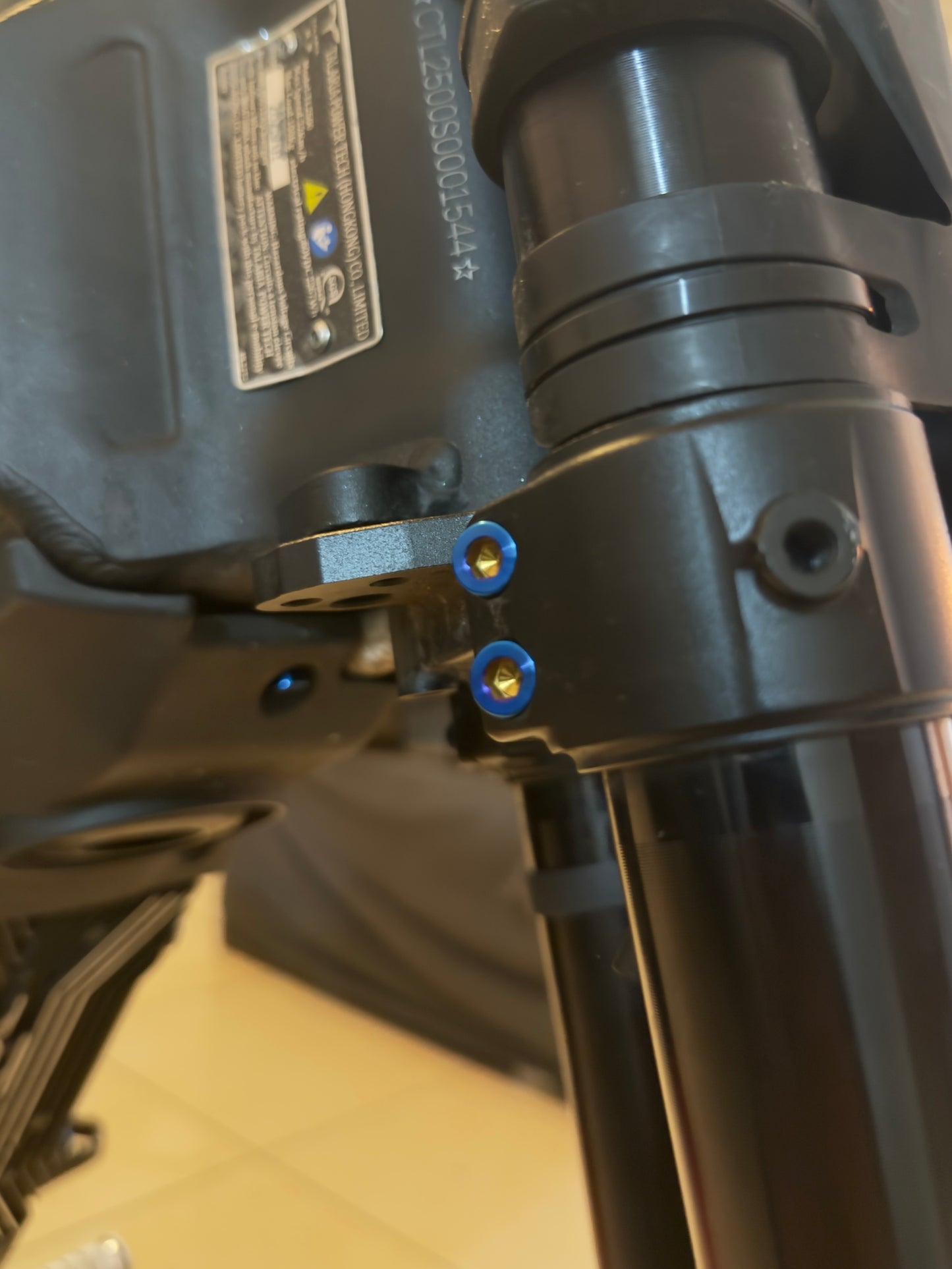 Triple Clamp Titanium Bolts for Surron Light Bee X / Segway