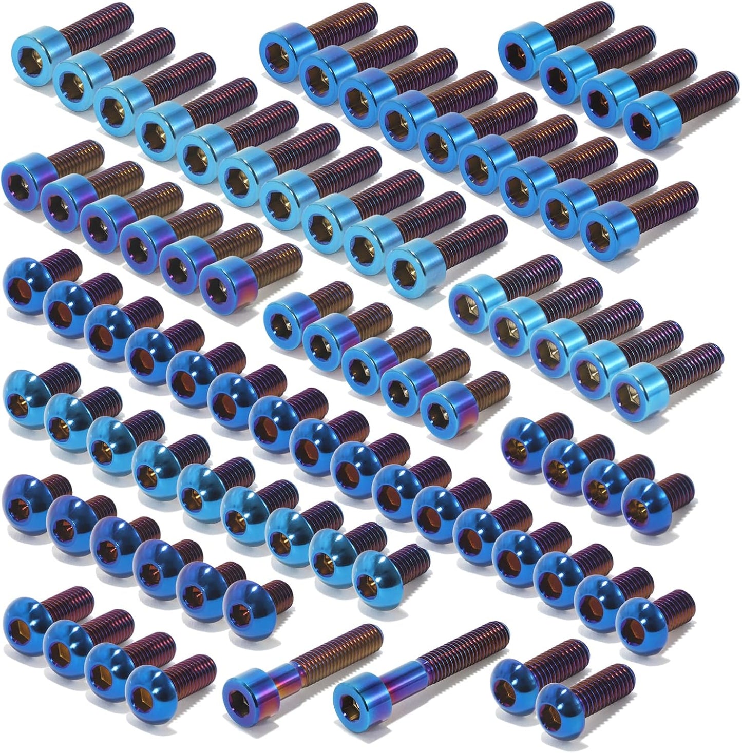 Burnt Blue Titanium Bolt Kit — Talaria XXX