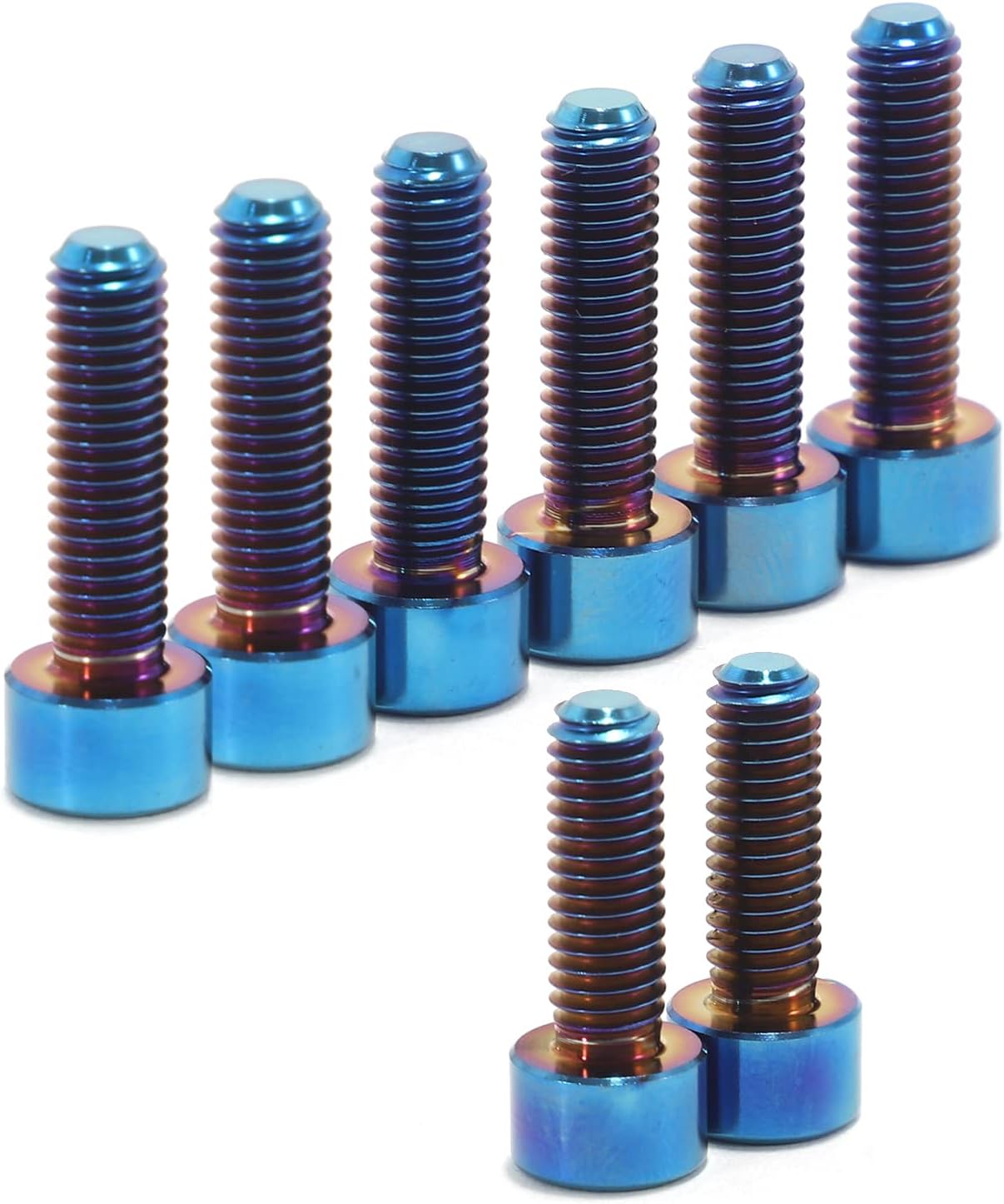 Burnt Blue Titanium Bolts for Funn Direct Mount — Surron Light Bee X / Segway X160 X260
