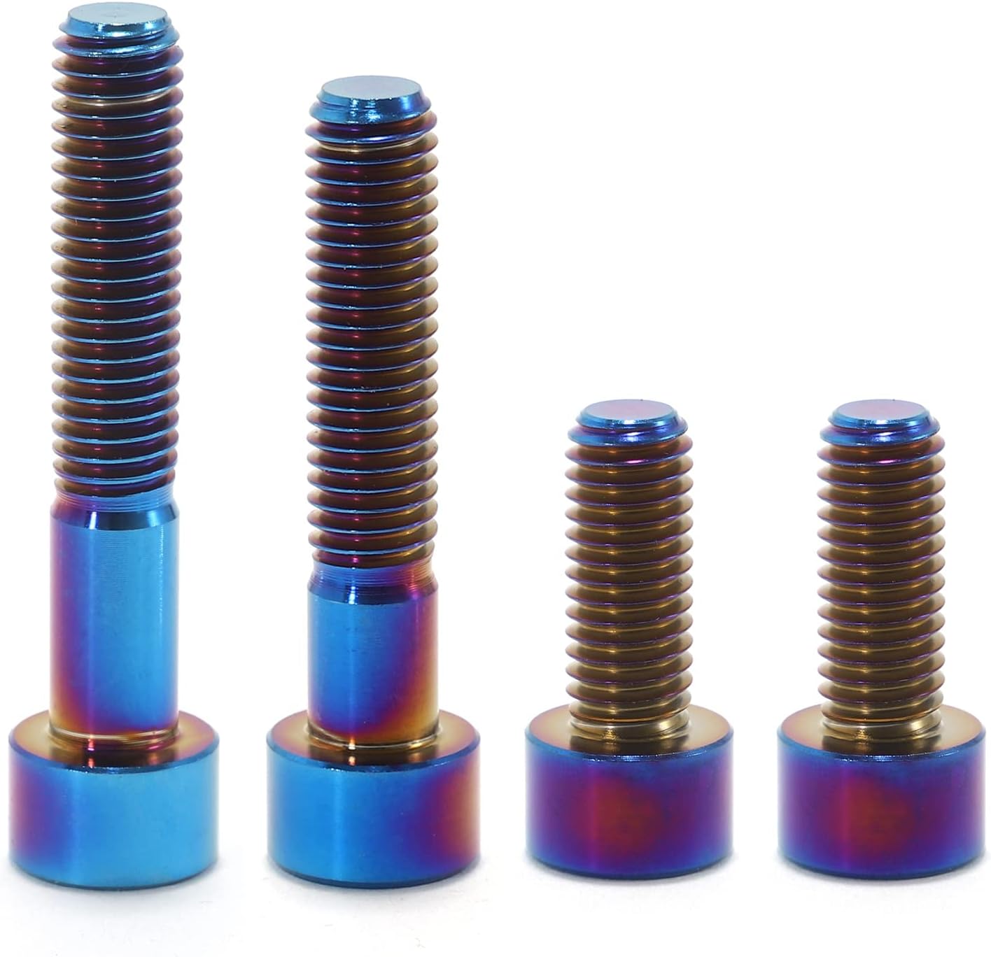 Burnt Blue Titanium Motor Bolts — Lightweight & Strong (Surron / Segway)