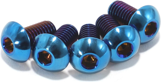 Burnt Blue Decorative Cover Bolt Set — Talaria XXX (Left Side)