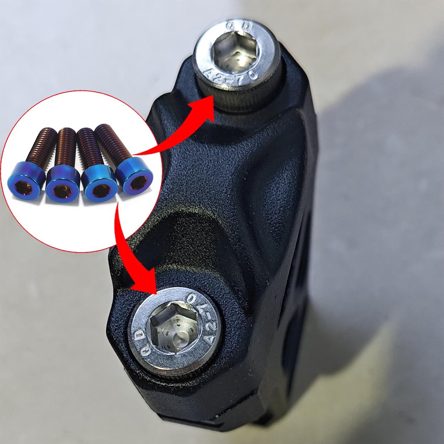 Ultra Bee Titanium Handlebar Bolts